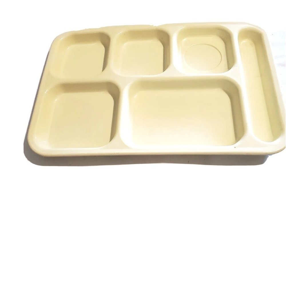 Dallas Ware Divided Food Tray Beige New Child Summer Pinic Decor Gift Kitchy